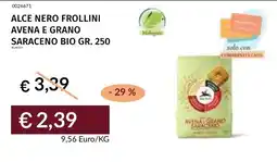 Prezzemolo e Vitale Alce Nero Frollini Avena e Grano Saraceno Bio offerta