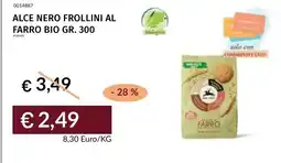 Prezzemolo e Vitale Alce Nero Frollini al Farro Bio offerta