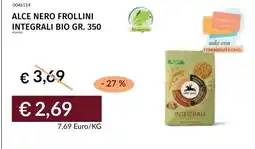 Prezzemolo e Vitale Alce Nero Frollini Integrali Bio offerta