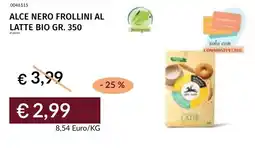 Prezzemolo e Vitale Alce nero Frollini al latte bio offerta