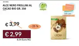 Prezzemolo e Vitale Alce Nero Frollini al Cacao Bio offerta