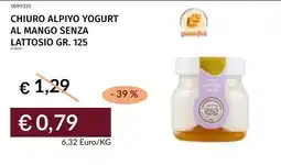 Prezzemolo e Vitale Chiuro Alpiyo Yogurt al mango senza lattosio offerta
