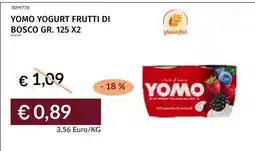 Prezzemolo e Vitale Yomo yogurt frutti di bosco offerta