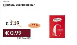 Prezzemolo e Vitale Eridania zucchero offerta