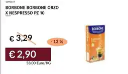 Prezzemolo e Vitale Borbone orzo x nespresso offerta