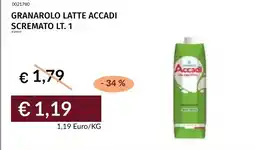 Prezzemolo e Vitale Granarolo latte Accadi scremato offerta