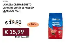 Prezzemolo e Vitale Lavazza Caffè in Grani Espresso Classico offerta