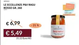 Prezzemolo e Vitale Le eccellenze P&V Ragu Rosso offerta