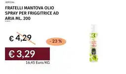 Prezzemolo e Vitale Fratelli Mantova olio spray per friggitrice ad aria offerta