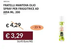 Prezzemolo e Vitale Fratelli Mantova olio spray per friggitrice ad aria offerta