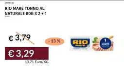 Prezzemolo e Vitale Rio mare tonno al naturale offerta