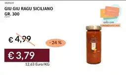 Prezzemolo e Vitale Giu giu ragu siciliano offerta
