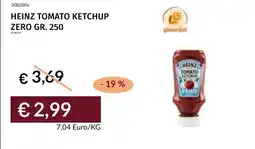 Prezzemolo e Vitale Heinz tomato ketchup zero offerta