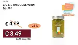 Prezzemolo e Vitale Giu giu Pate olive verdi offerta