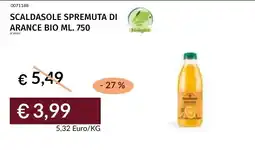 Prezzemolo e Vitale Scaldasole spremuta di arance bio offerta