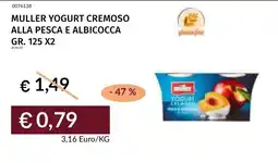 Prezzemolo e Vitale Muller Yogurt cremoso alla pesca e albicocca offerta