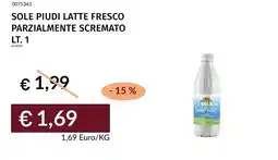 Prezzemolo e Vitale Sole Piudi latte fresco parzialmente scremato offerta