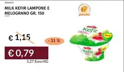 Prezzemolo e Vitale Milk Kefir Lampone e Melograno offerta