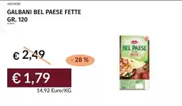 Prezzemolo e Vitale Galbani Bel Paese fette offerta