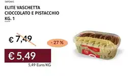 Prezzemolo e Vitale Elite vaschetta cioccolato e pistacchio offerta