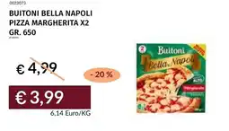 Prezzemolo e Vitale Buitoni Bella Napoli Pizza Margherita offerta