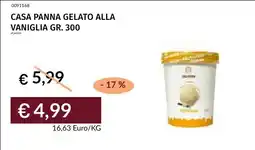 Prezzemolo e Vitale Casa Panna gelato alla vaniglia offerta