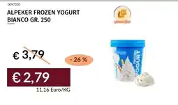 Prezzemolo e Vitale Alpeker frozen yogurt bianco offerta