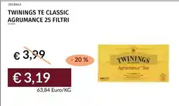 Prezzemolo e Vitale Twinings Tea Classic Agrumance offerta