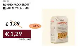 Prezzemolo e Vitale Rummo paccherotti rigati offerta