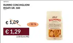 Prezzemolo e Vitale Rummo conchiglioni rigati offerta