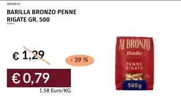 Prezzemolo e Vitale Barilla Bronzo Penne Rigate offerta