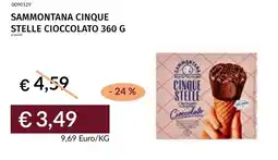 Prezzemolo e Vitale Sammontana Cinque Stelle Cioccolato offerta