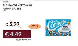 Prezzemolo e Vitale Algida Cornetto mini offerta