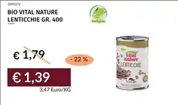 Prezzemolo e Vitale Bio Vital Nature Lenticchie offerta