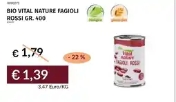 Prezzemolo e Vitale Bio Vital Nature Fagioli Rossi offerta