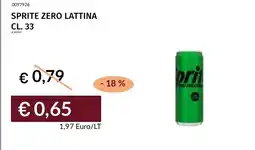 Prezzemolo e Vitale Sprite Zero Lattina offerta