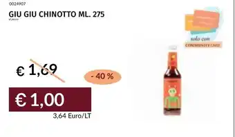 Prezzemolo e Vitale Giu Giu Chinotto offerta