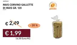 Prezzemolo e Vitale Mais Corvino Gallette offerta