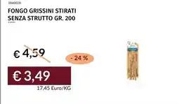 Prezzemolo e Vitale Fungo grissini stirati senza strutto offerta