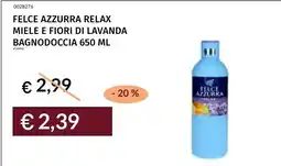 Prezzemolo e Vitale Felce Azzurra relax miele e fiori di lavanda offerta
