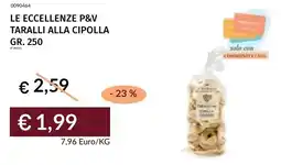 Prezzemolo e Vitale Taralli alla cipolla offerta