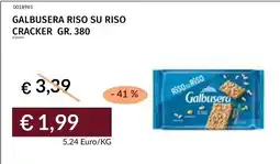 Prezzemolo e Vitale Galbusera Riso su Riso Cracker offerta
