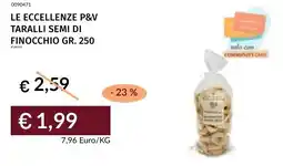Prezzemolo e Vitale Taralli semi di finocchio offerta