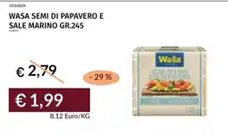 Prezzemolo e Vitale Wasa semi di lino e di papavero offerta