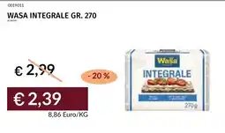 Prezzemolo e Vitale Wasa integrale offerta