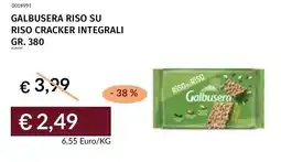 Prezzemolo e Vitale Riso su cracker integrali Galbusera offerta