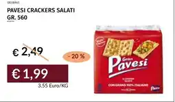 Prezzemolo e Vitale Crackers salati Pavesi offerta