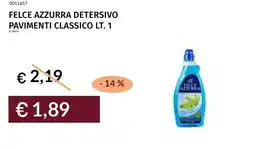 Prezzemolo e Vitale Felce azzurra detersivo pavimenti classico offerta