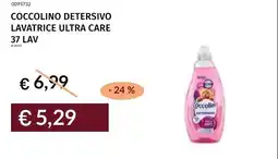 Prezzemolo e Vitale Coccolino detersivo lavatrice ultra care offerta