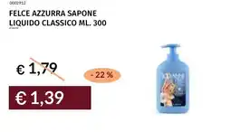 Prezzemolo e Vitale Felce Azzurra Sapone Liquido Classico offerta